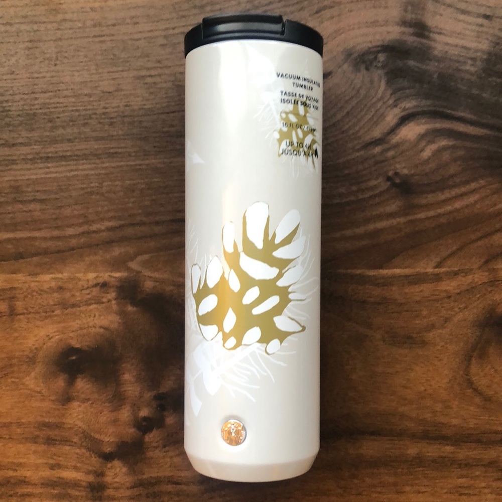 Starbucks Stainless Steel Winter Gold Insulated Tumbler